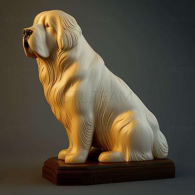 3D model Pyrenean Mountain dog (STL)